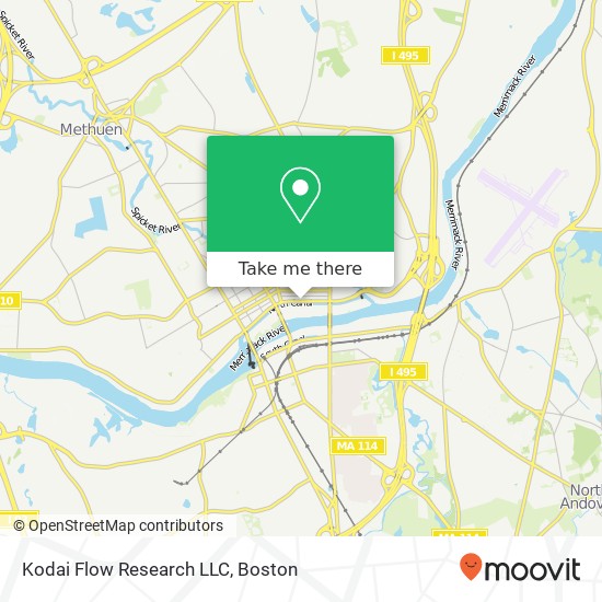 Mapa de Kodai Flow Research LLC