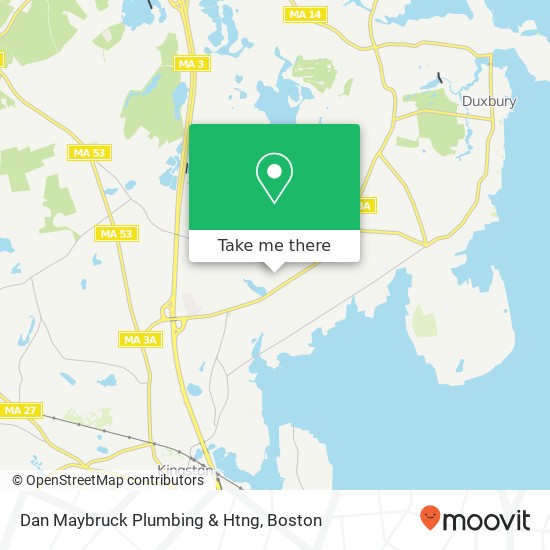 Dan Maybruck Plumbing & Htng map