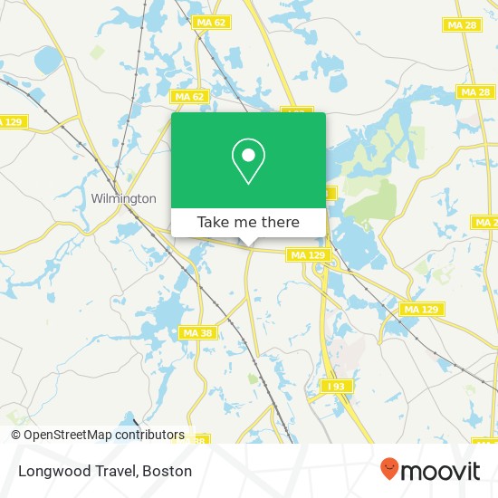 Mapa de Longwood Travel