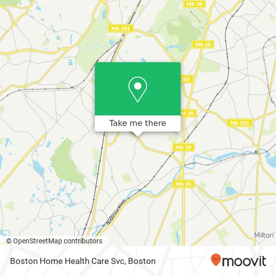 Mapa de Boston Home Health Care Svc