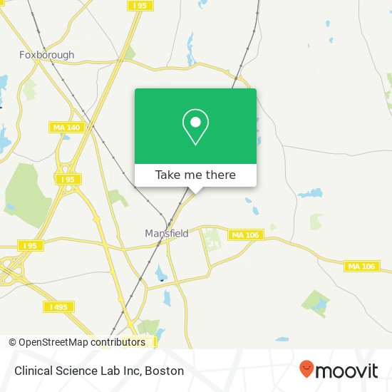 Mapa de Clinical Science Lab Inc