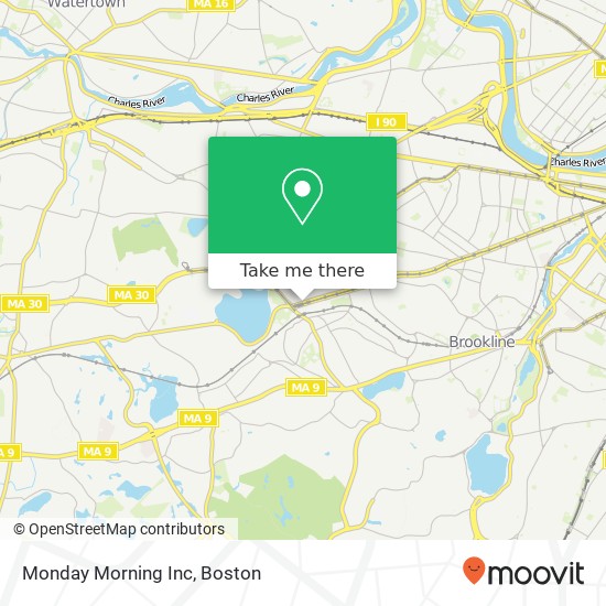 Monday Morning Inc map