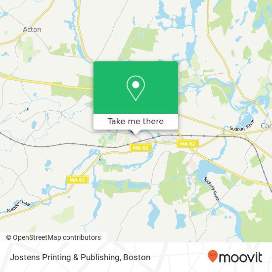 Mapa de Jostens Printing & Publishing