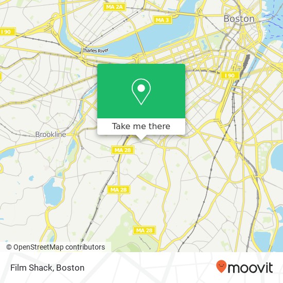 Film Shack map