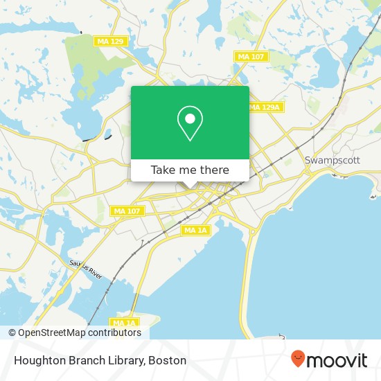 Mapa de Houghton Branch Library