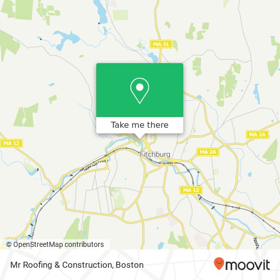 Mr Roofing & Construction map