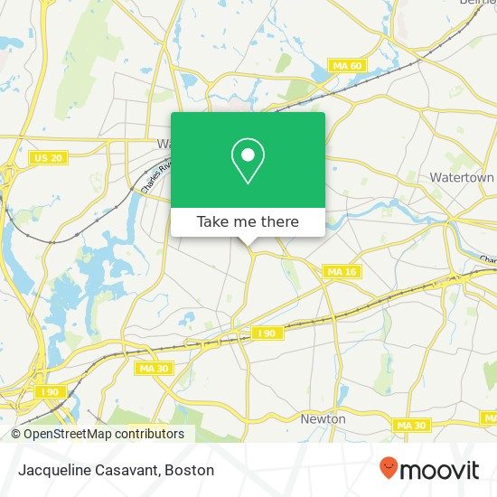 Mapa de Jacqueline Casavant