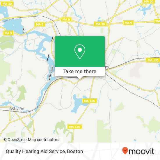 Mapa de Quality Hearing Aid Service