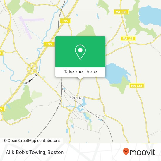 Al & Bob's Towing map