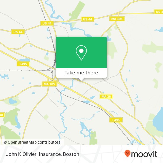 Mapa de John K Olivieri Insurance