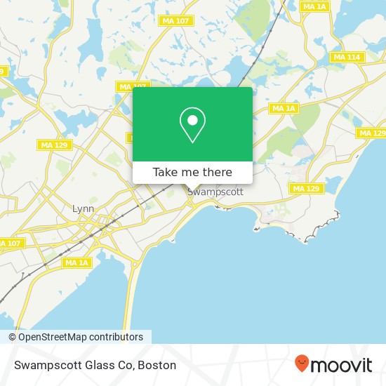 Mapa de Swampscott Glass Co