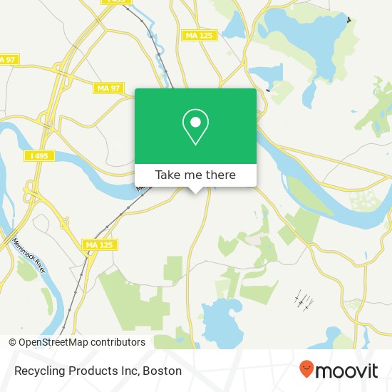 Recycling Products Inc map