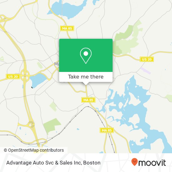 Mapa de Advantage Auto Svc & Sales Inc