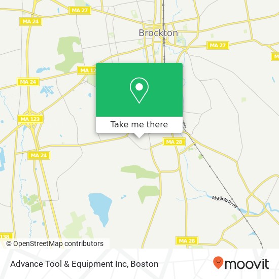 Advance Tool & Equipment Inc map