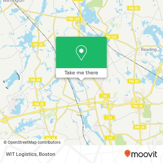 WIT Logistics map