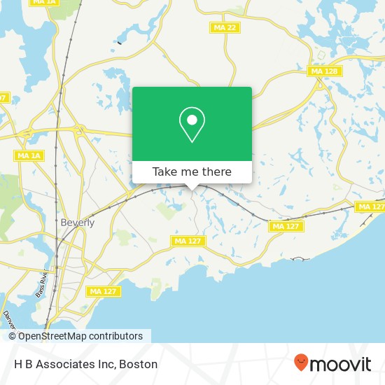 H B Associates Inc map