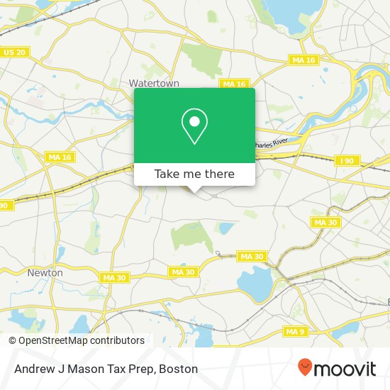 Andrew J Mason Tax Prep map