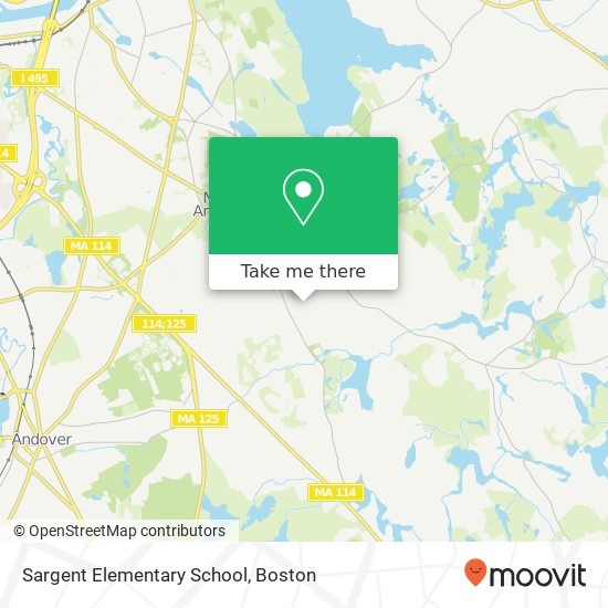 Sargent Elementary School map