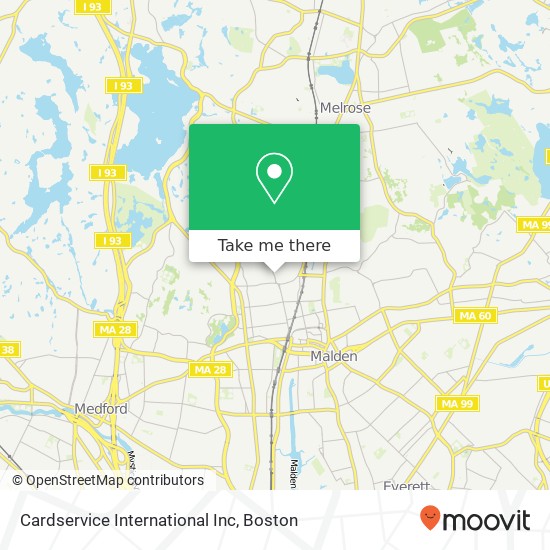 Mapa de Cardservice International Inc