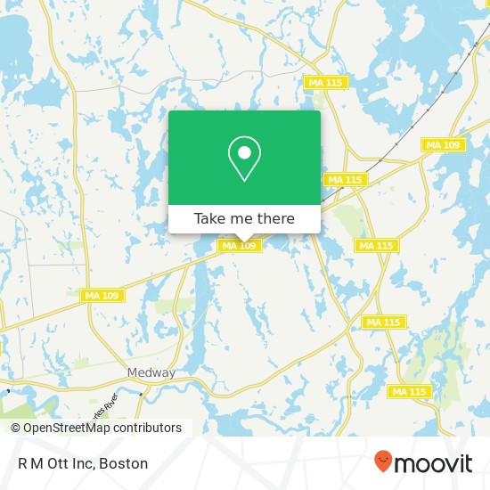 R M Ott Inc map