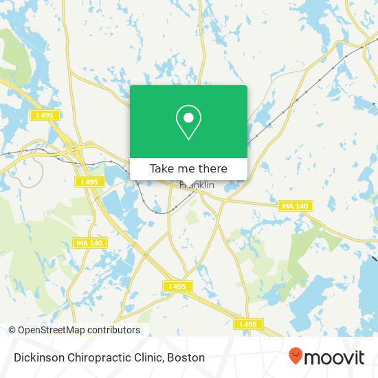 Dickinson Chiropractic Clinic map