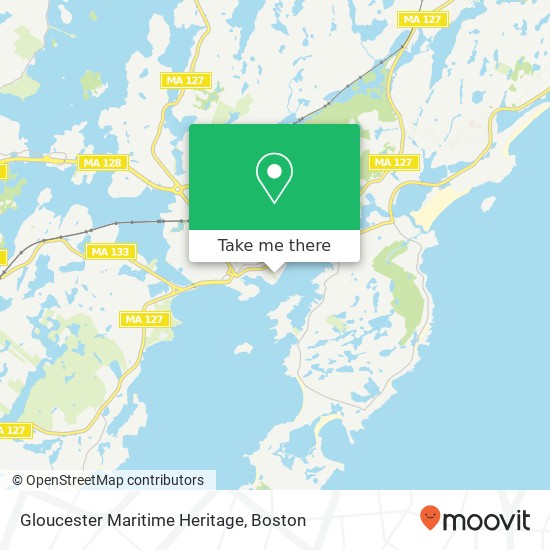 Mapa de Gloucester Maritime Heritage