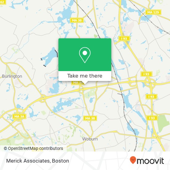 Merick Associates map