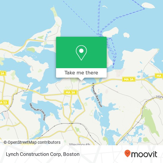 Lynch Construction Corp map