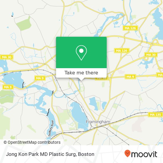 Mapa de Jong Kon Park MD Plastic Surg