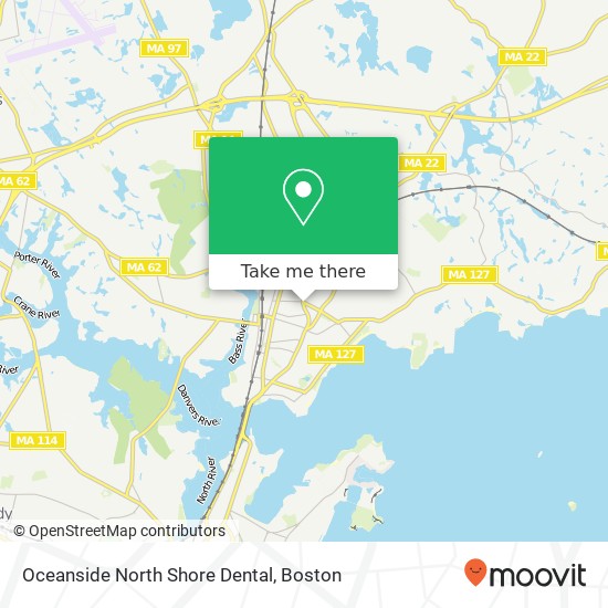 Oceanside North Shore Dental map