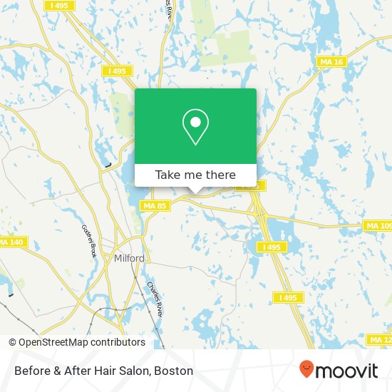 Before & After Hair Salon map