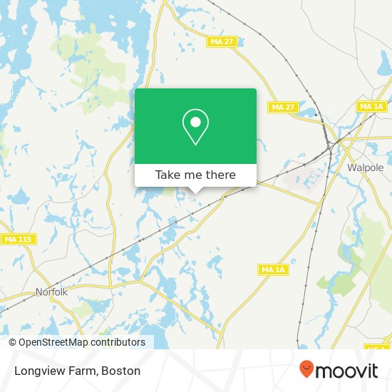 Longview Farm map