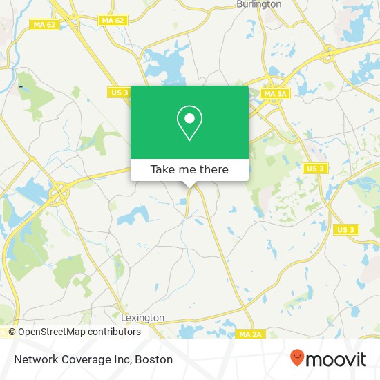 Mapa de Network Coverage Inc