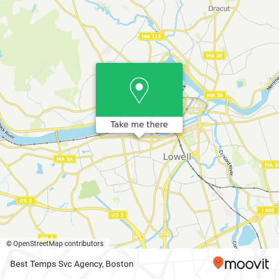 Best Temps Svc Agency map