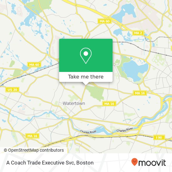 A Coach Trade Executive Svc map
