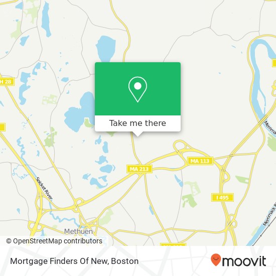 Mapa de Mortgage Finders Of New