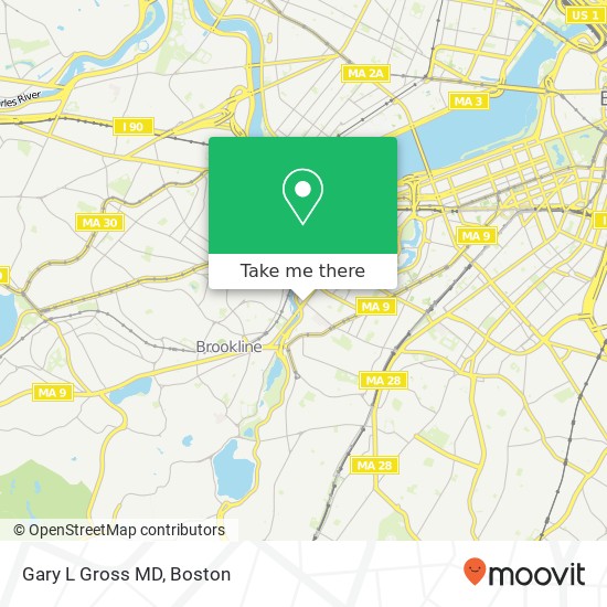 Mapa de Gary L Gross MD