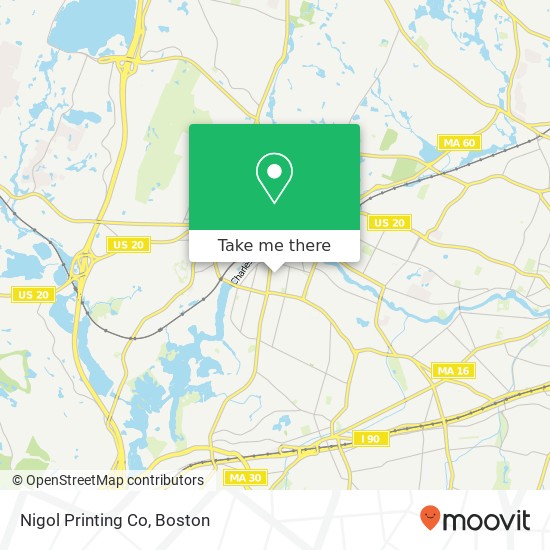 Mapa de Nigol Printing Co