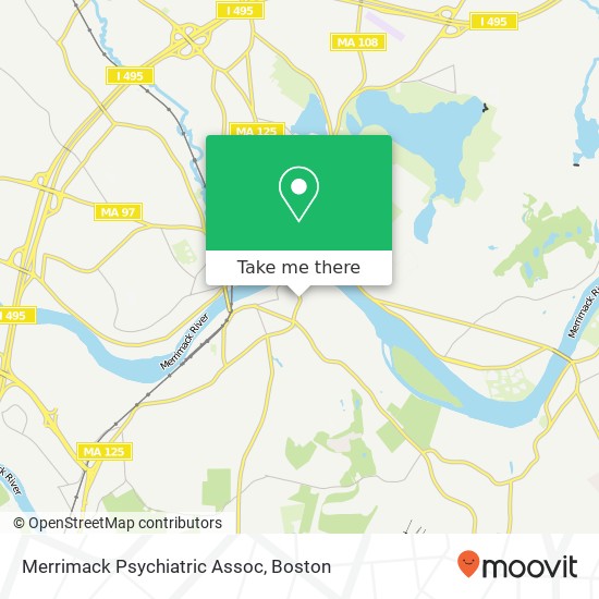 Merrimack Psychiatric Assoc map