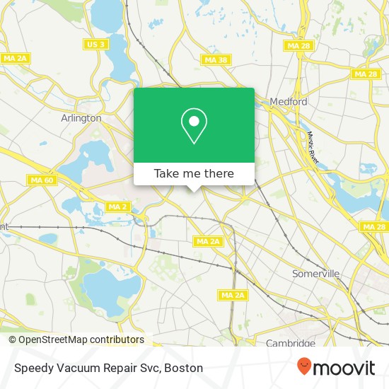 Speedy Vacuum Repair Svc map