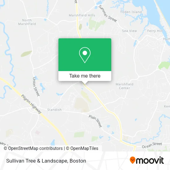 Sullivan Tree & Landscape map