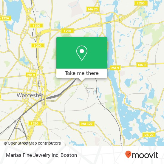 Marias Fine Jewelry Inc map