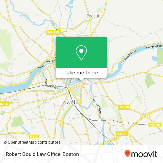 Robert Gould Law Office map