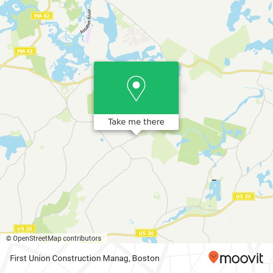 First Union Construction Manag map