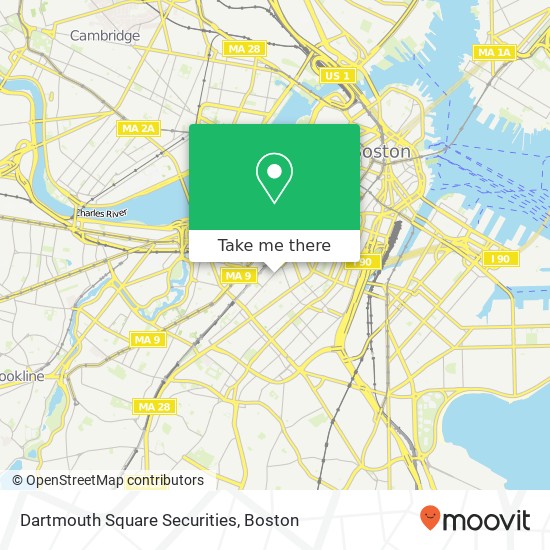 Mapa de Dartmouth Square Securities