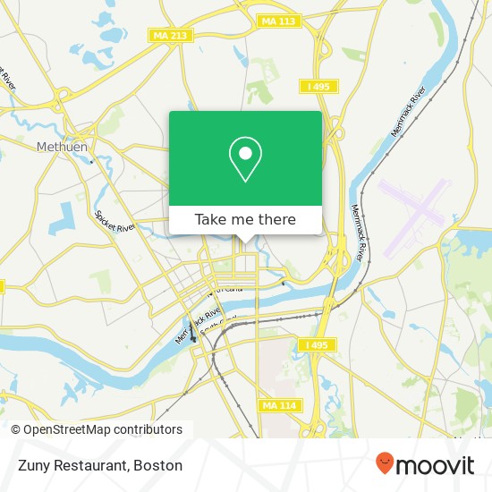 Zuny Restaurant map