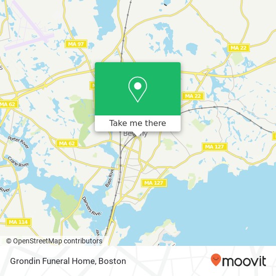 Mapa de Grondin Funeral Home