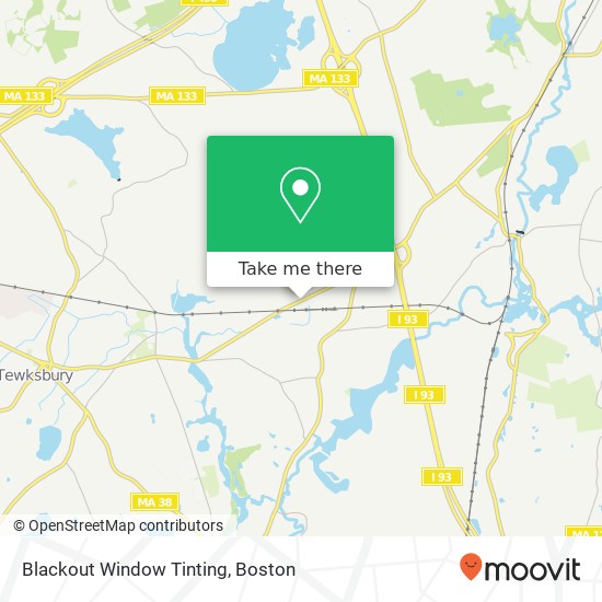 Mapa de Blackout Window Tinting