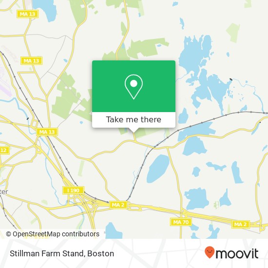 Stillman Farm Stand map