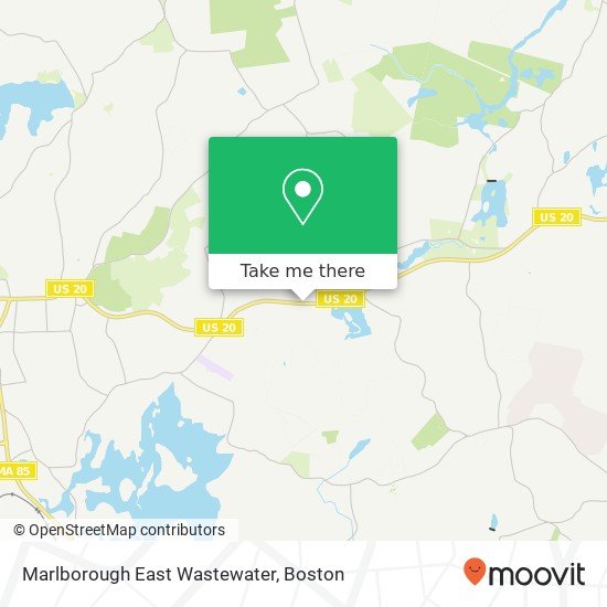 Mapa de Marlborough East Wastewater